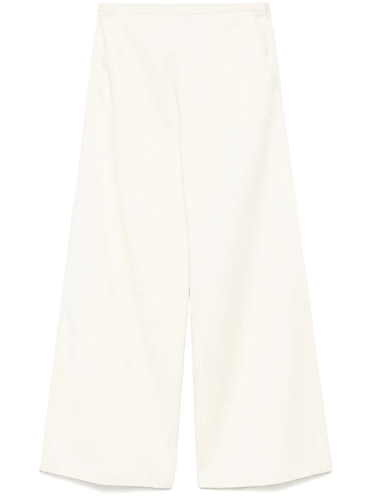 Twill Straight-Leg Trousers