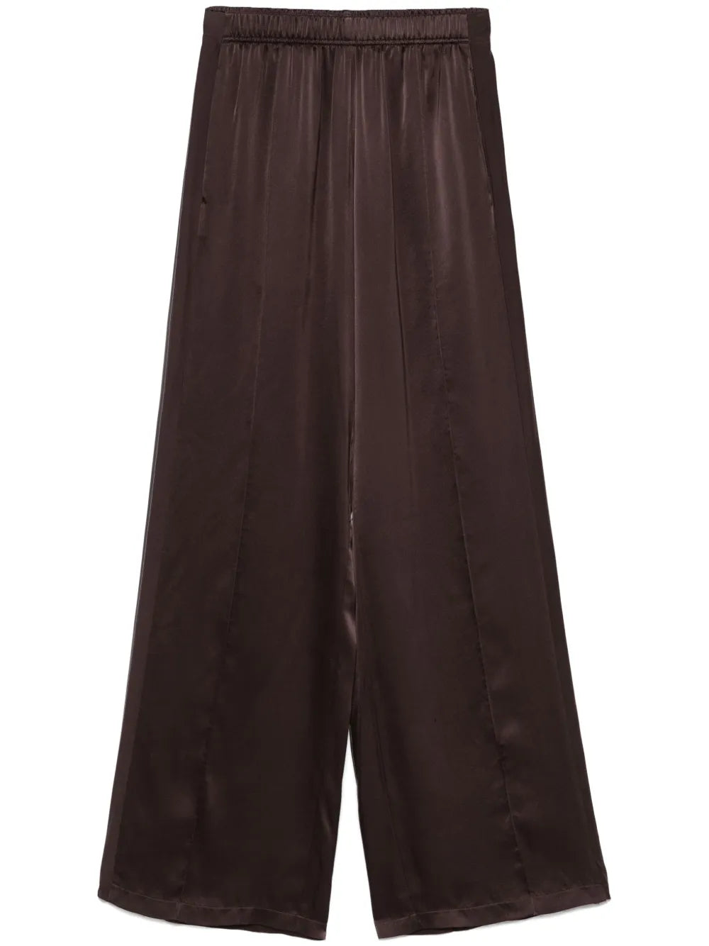 Satin Straight-Leg Trousers