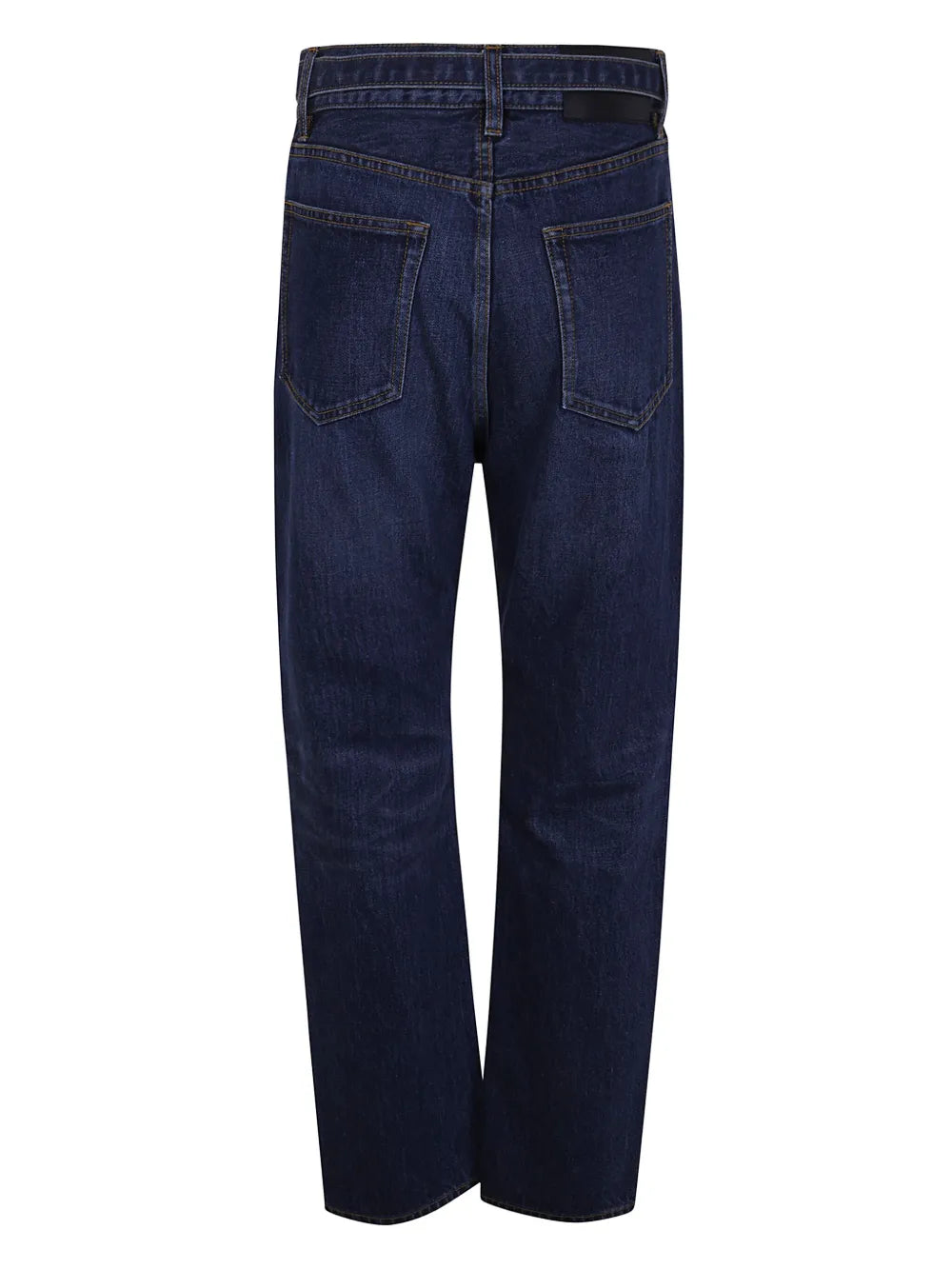 Belted Straight Jeans