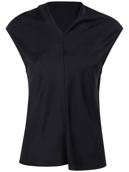 Zip Neck Blouse