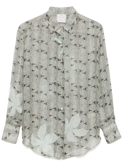 Snake-Print Shirt