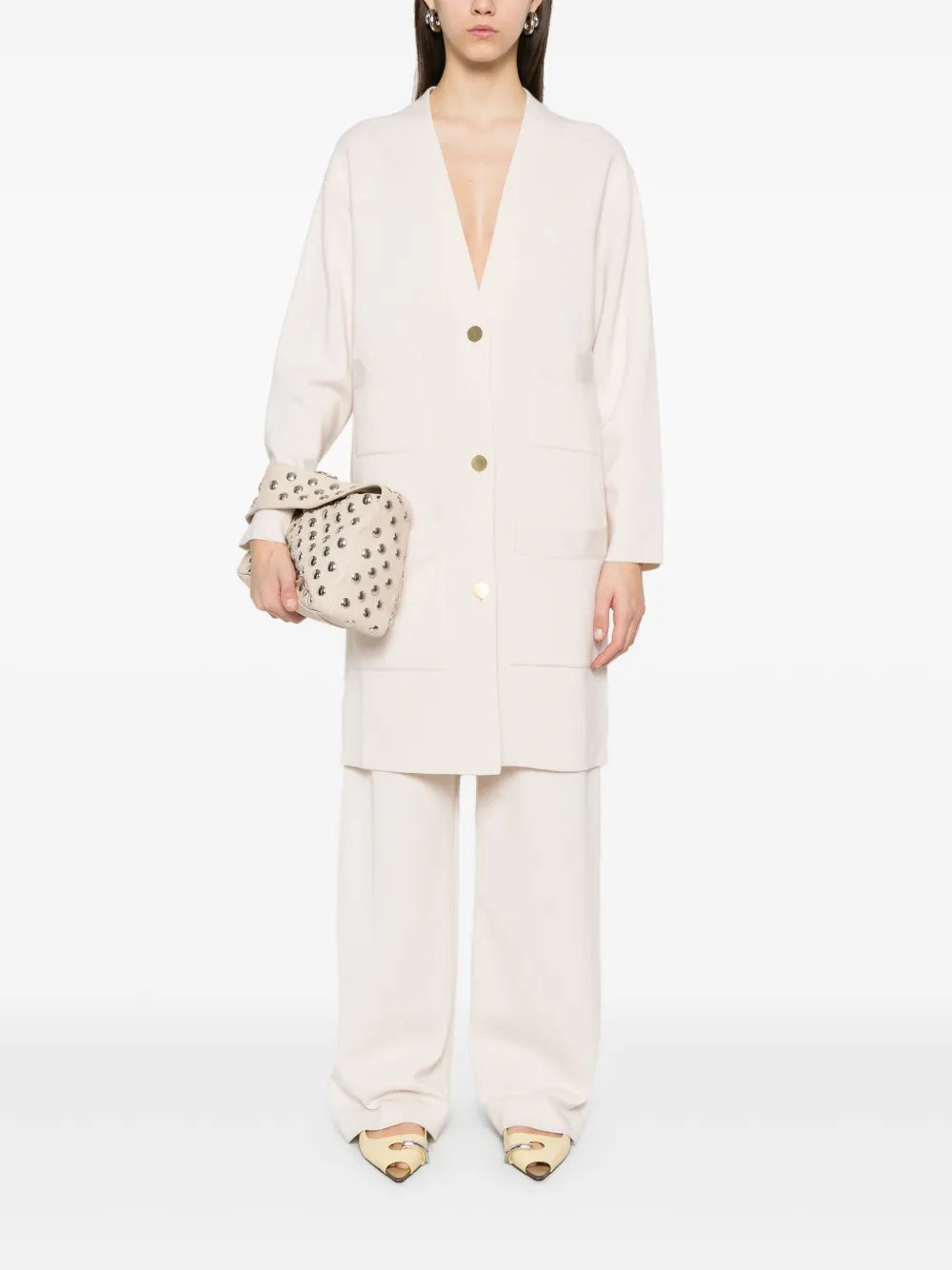 Knitted Straight-Leg Trousers