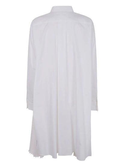 Pleated Shirtdress