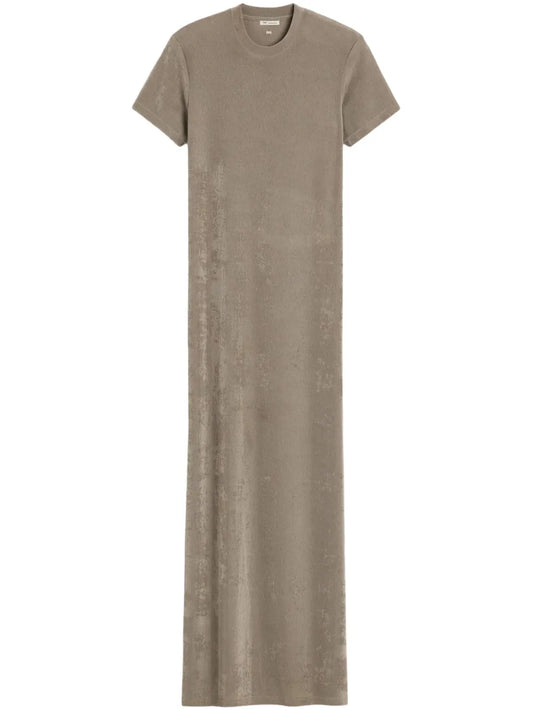 Short-Sleeved Long Dress