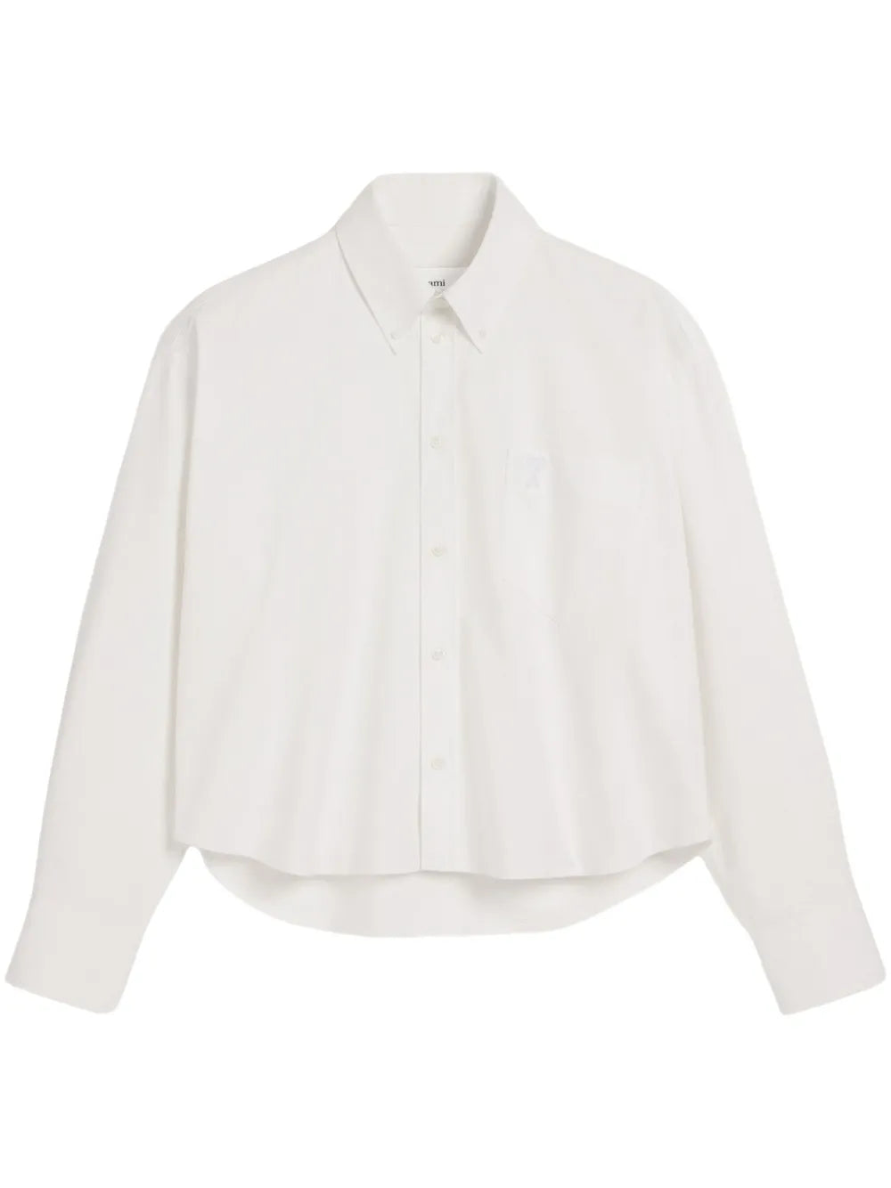 Button-Down Cropped Shirt