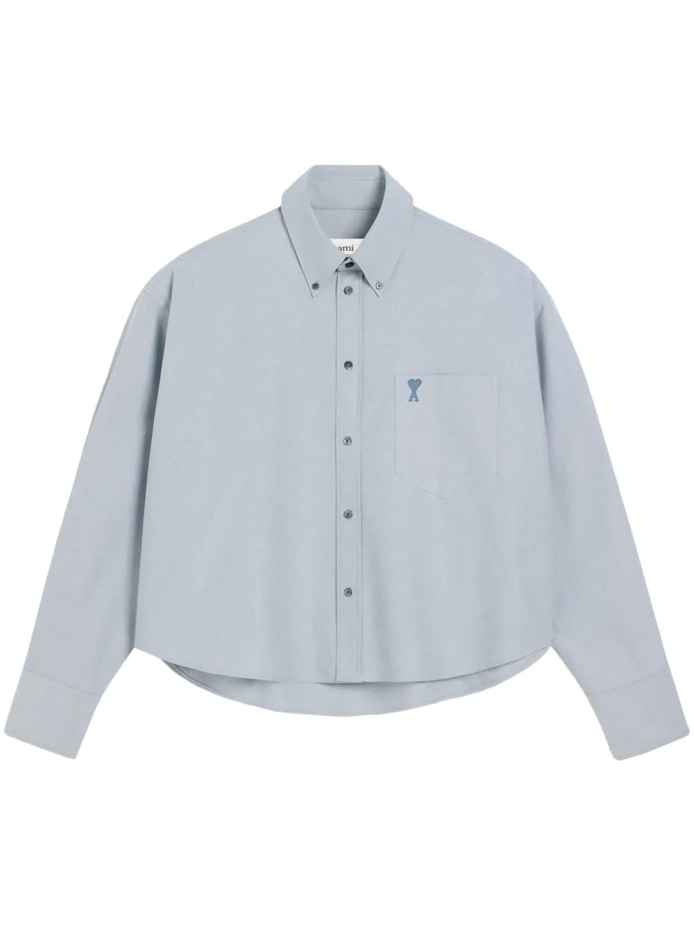 Button-Down Cropped Shirt