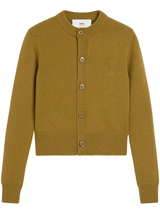 Ami De Coeur-Embossed Cardigan