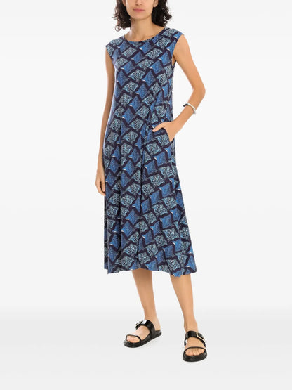 Tie Bio Midi Dress