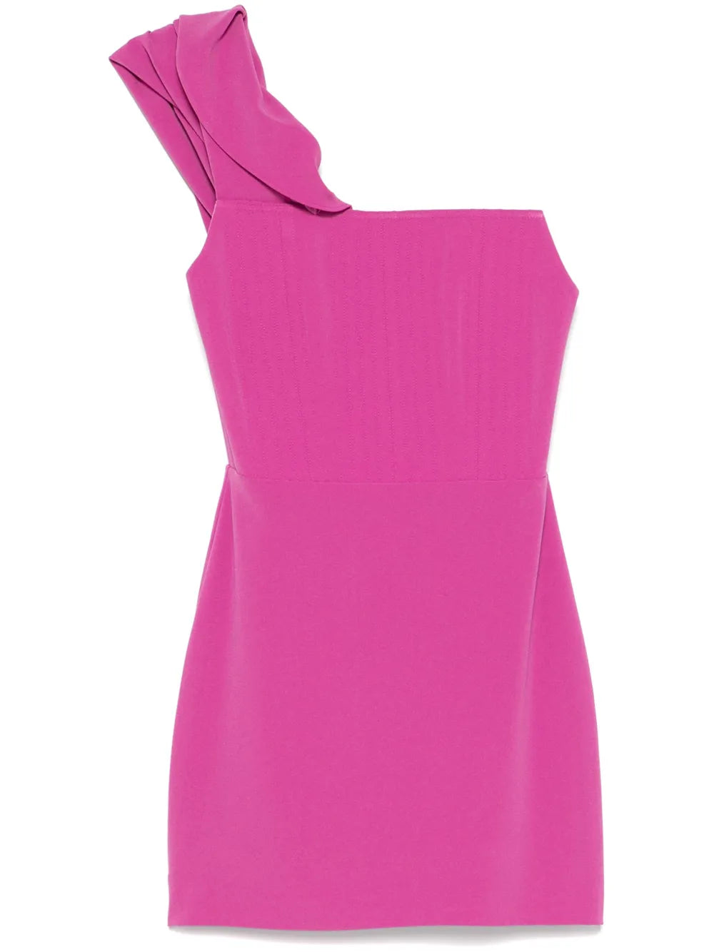 Crepe Corset Maxi Dress