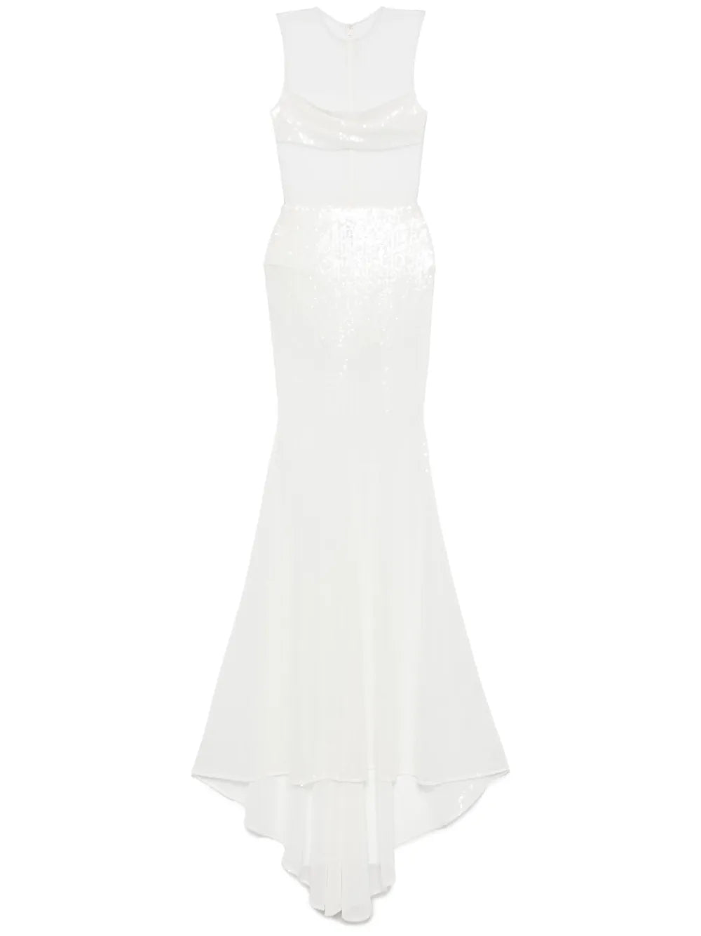 Sequinned Mesh Gown