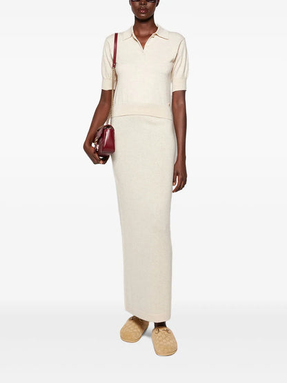 Cashmere Polo Top