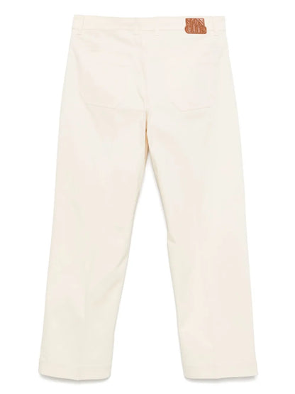 Cotton Gabardine Trousers