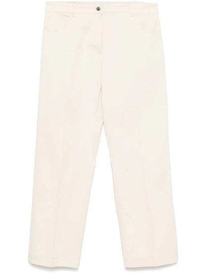 Cotton Gabardine Trousers