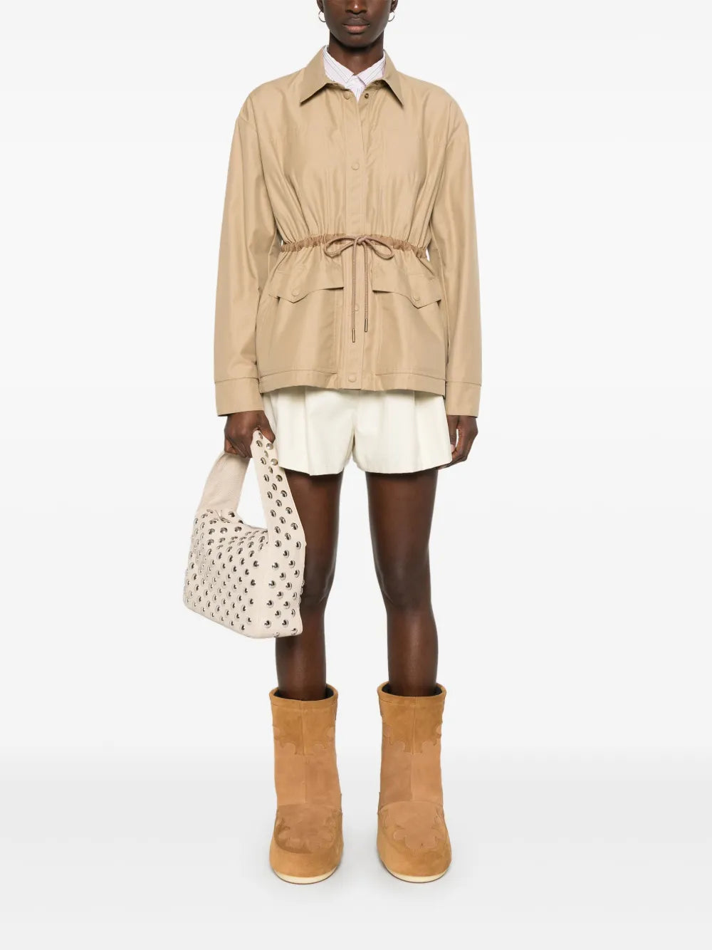 Drawstring-Waist Shorts