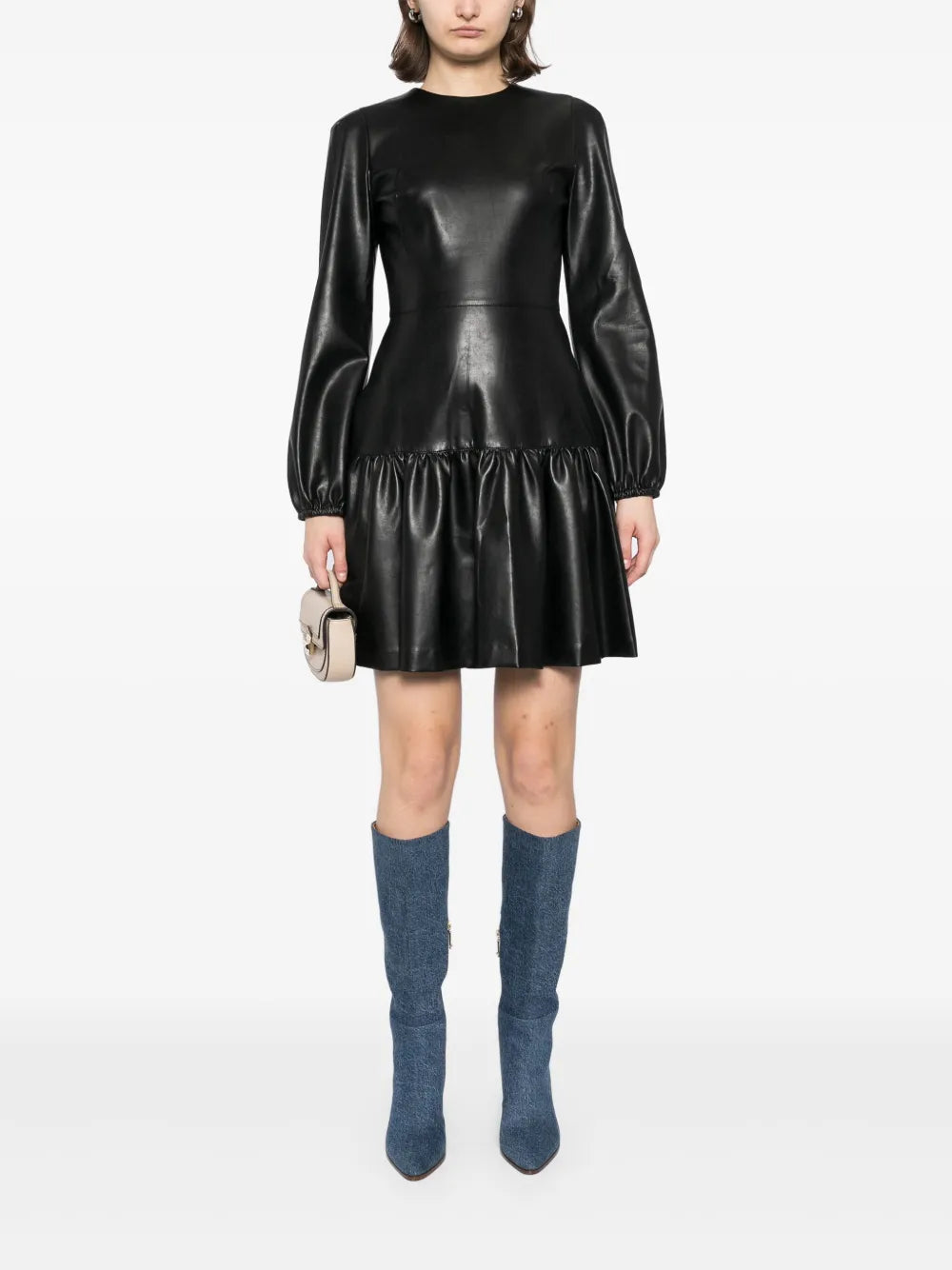 Long-Sleeve Midi Dress