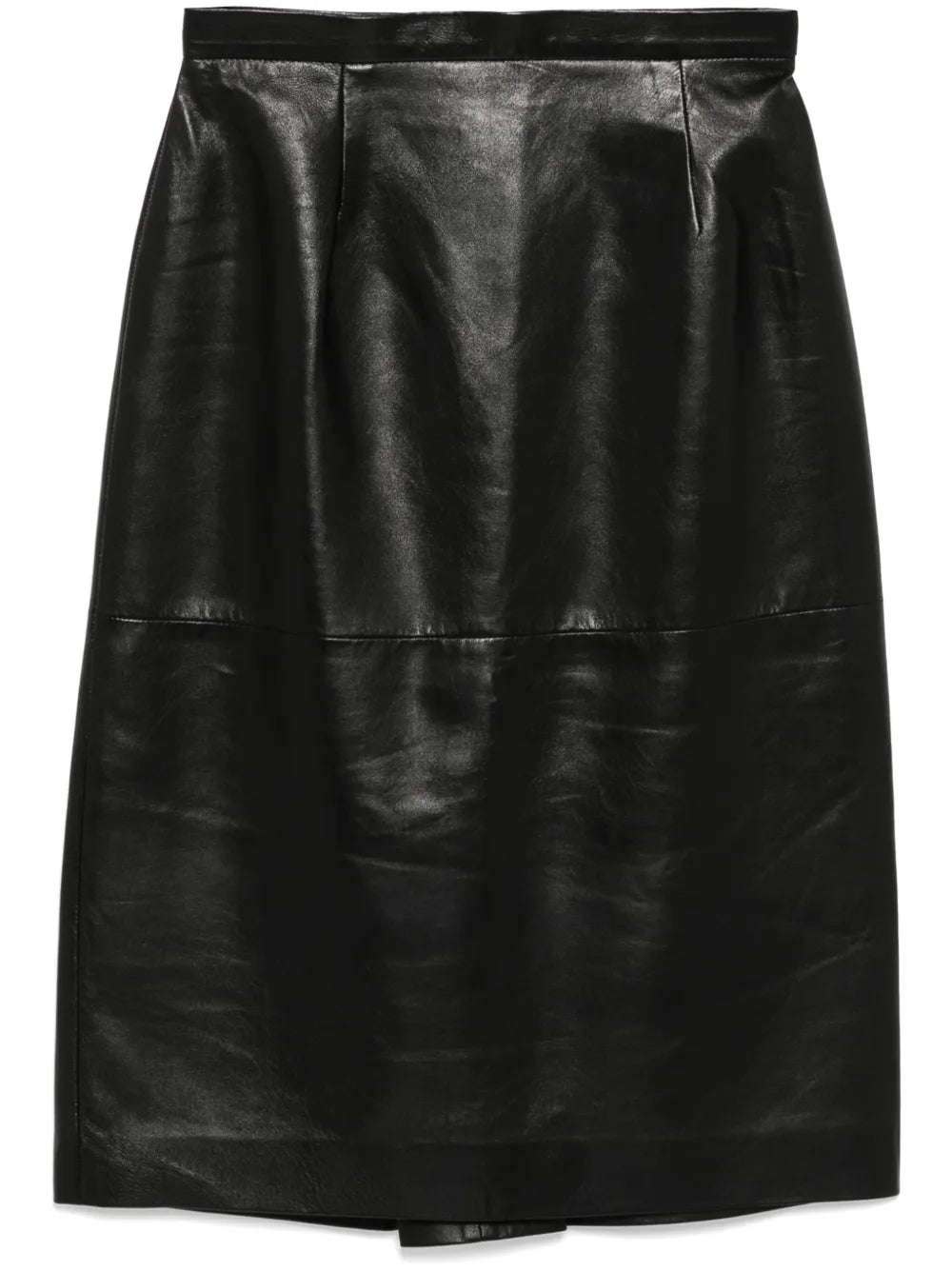 Lambskin Pencil Skirt