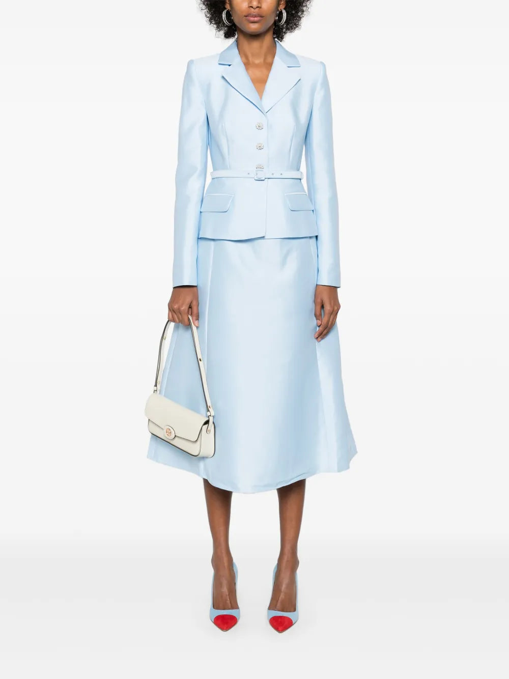 Taffeta Midi Dress