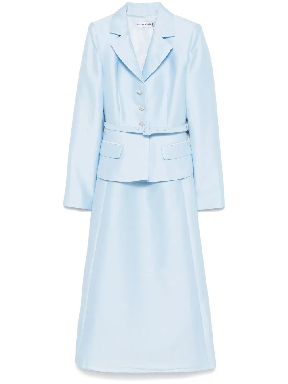 Taffeta Midi Dress