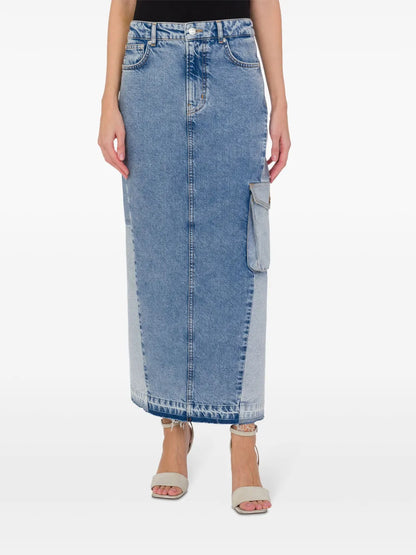 Denim Maxi Skirt
