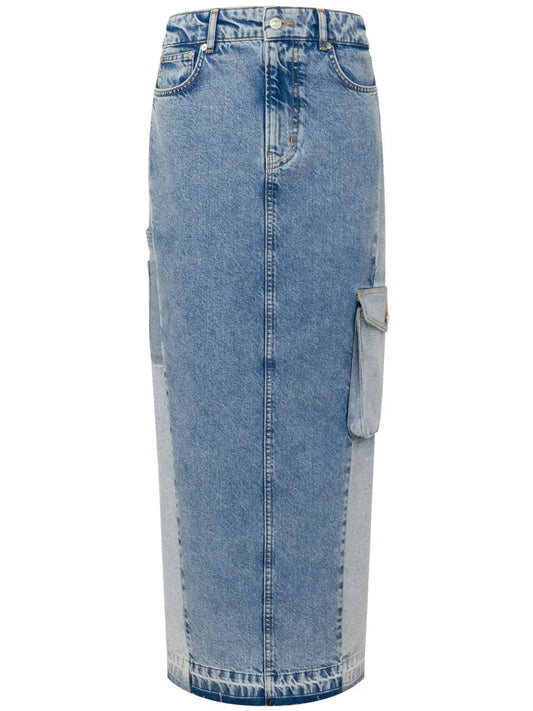 Denim Maxi Skirt