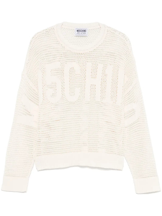 Intarsia-Logo Sweatshirt