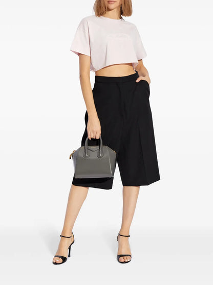 Cotton Cropped T-Shirt