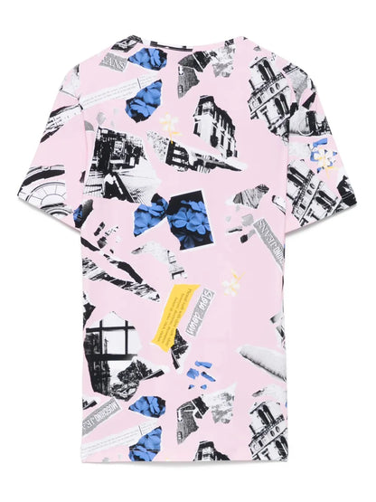 Patchwork-Print T-Shirt