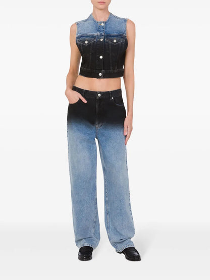 Gradient Denim Gilet