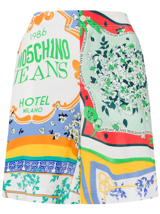 Graphic-Print Shorts