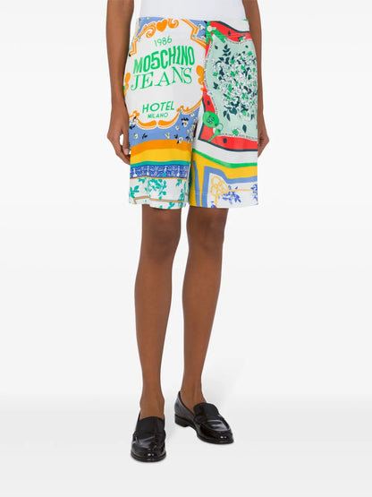 Graphic-Print Shorts