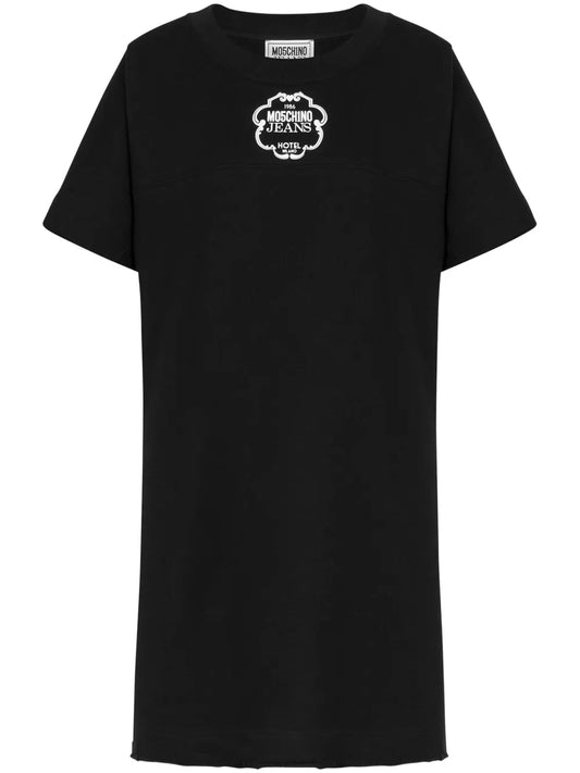 Logo-Print Mini Dress