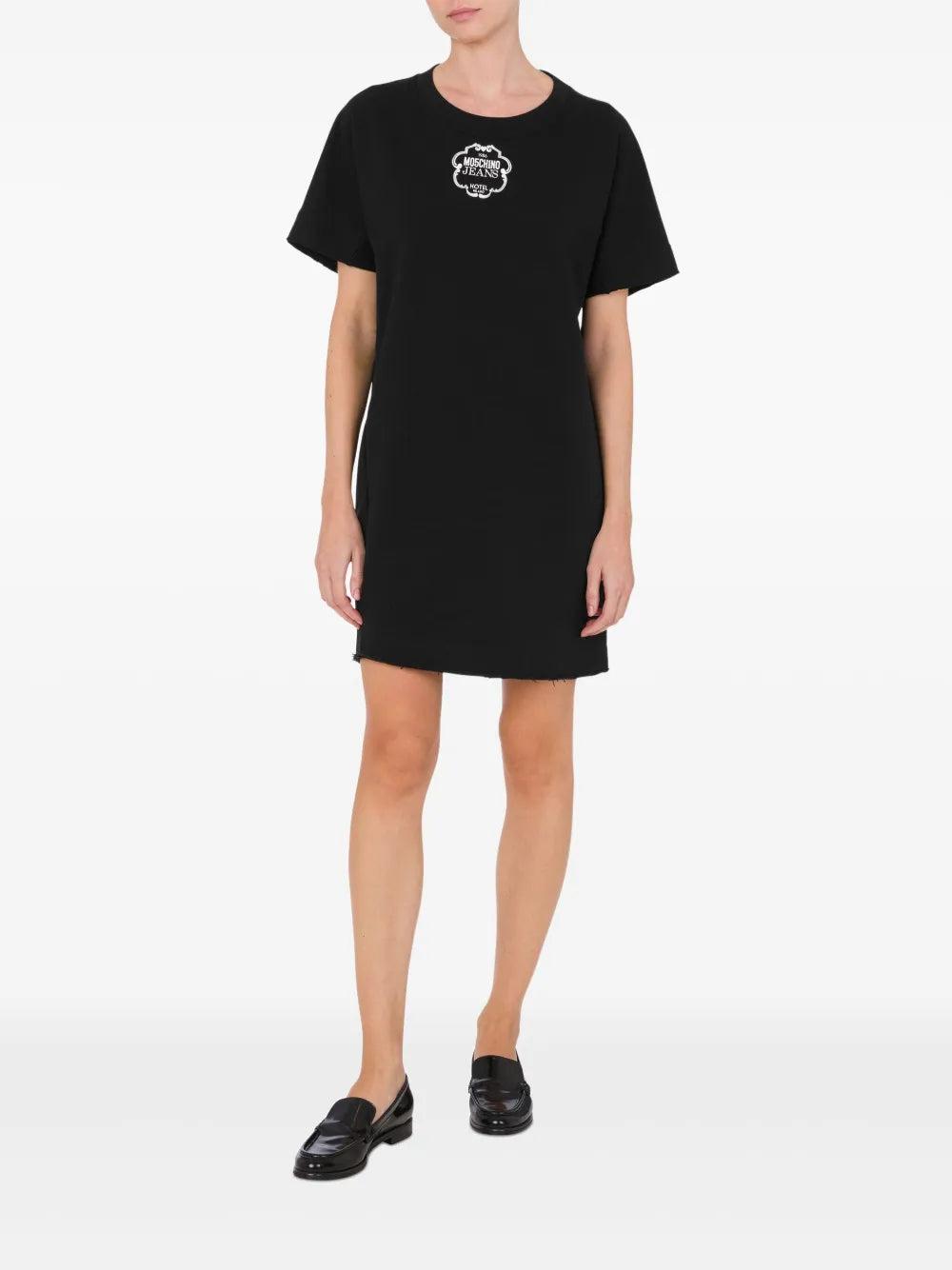 Logo-Print Mini Dress