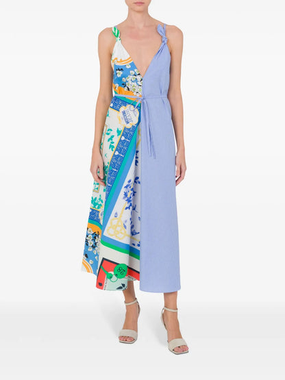 Panelled Maxi Dress