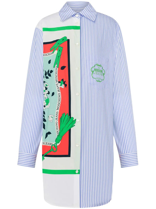 Patchwork Shirt Dress