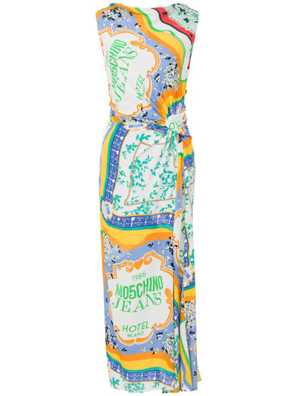 Printed Midi Dress