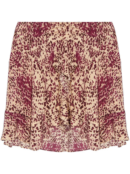 Ozany Draped Mini Skirt