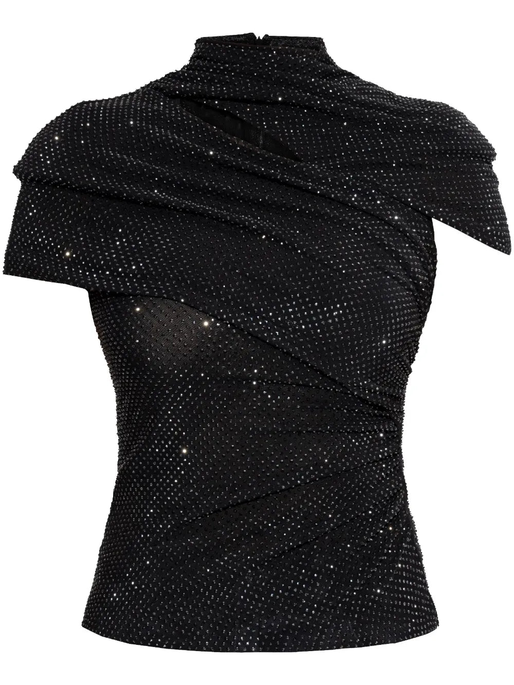 Sequinned Wrap-Around Top