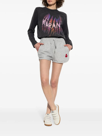 Mifa Logo-Print Track Shorts