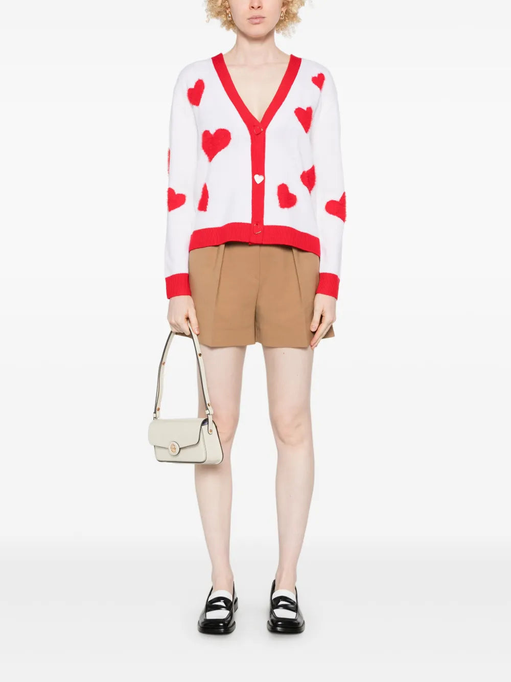 Heart-Motif Cardigan