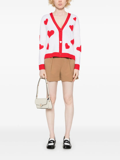 Heart-Motif Cardigan