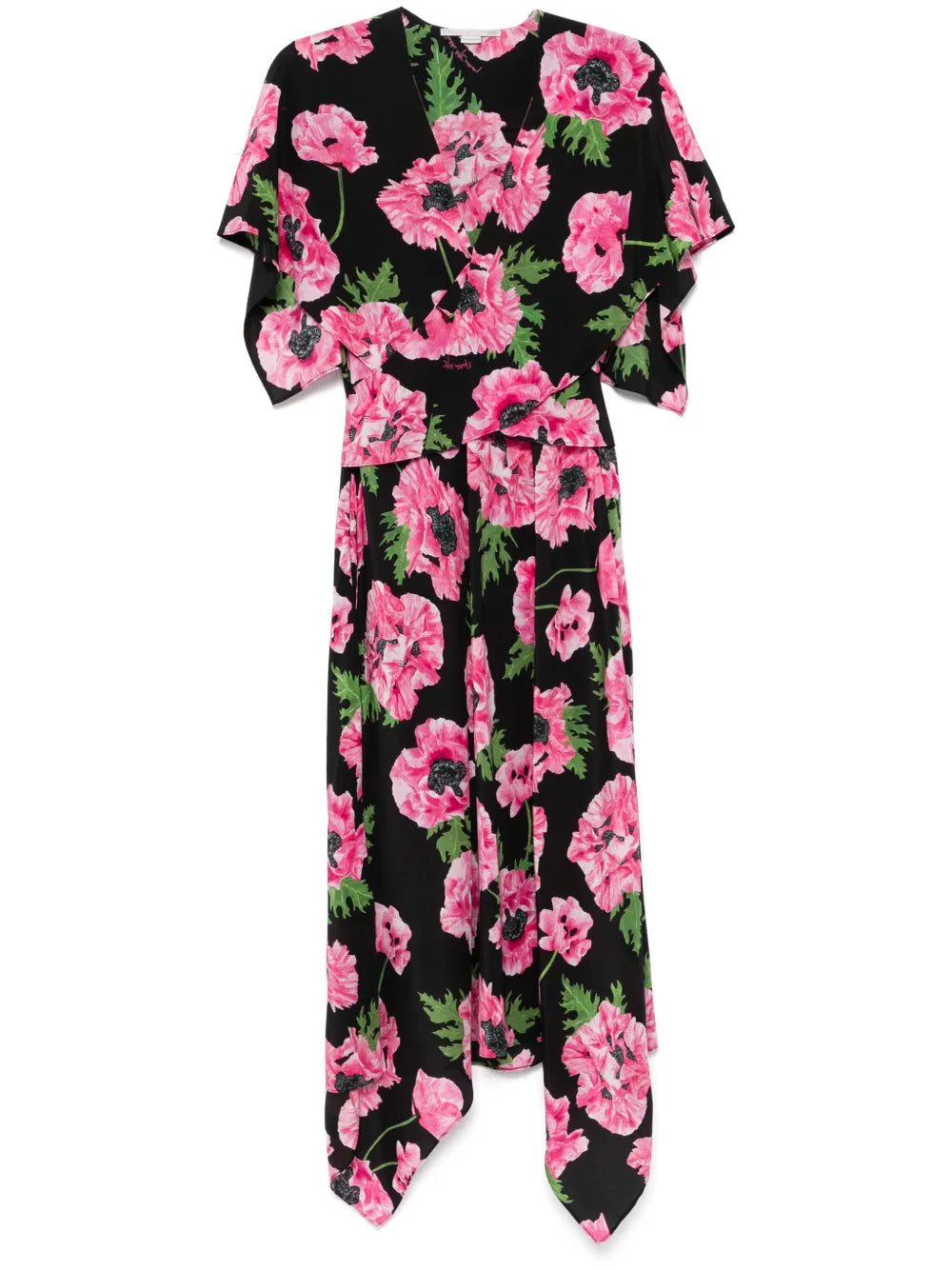 Floral-Print Midi Dress