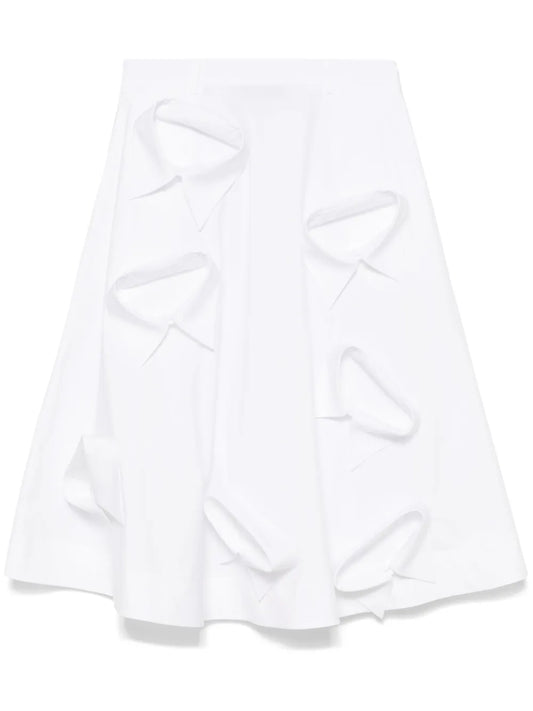 Multi-Collar Midi Skirt