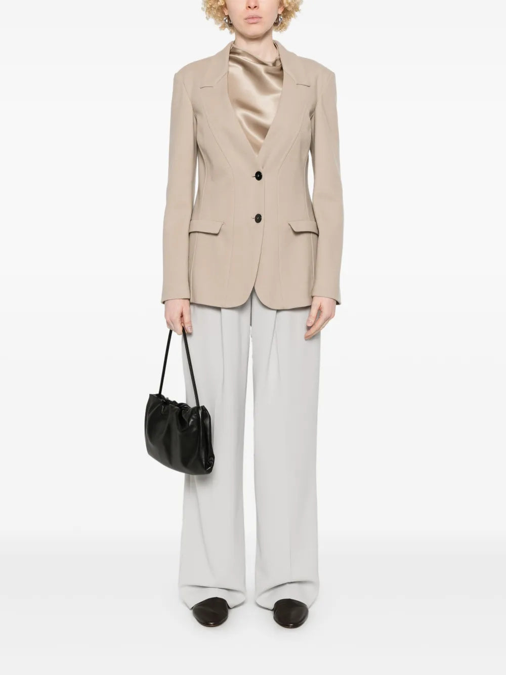 Seam-Detail Blazer
