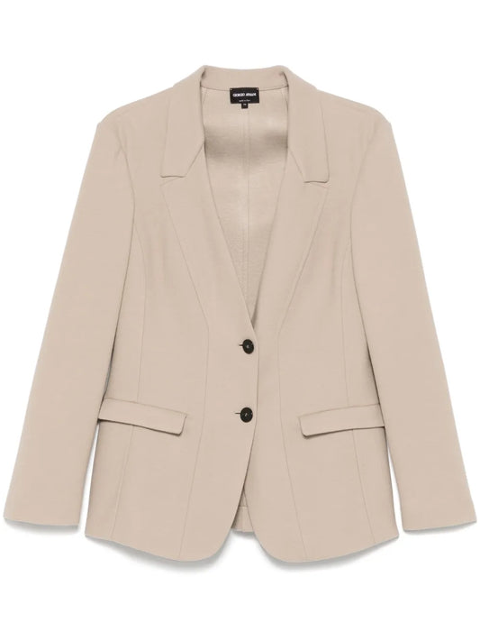 Seam-Detail Blazer