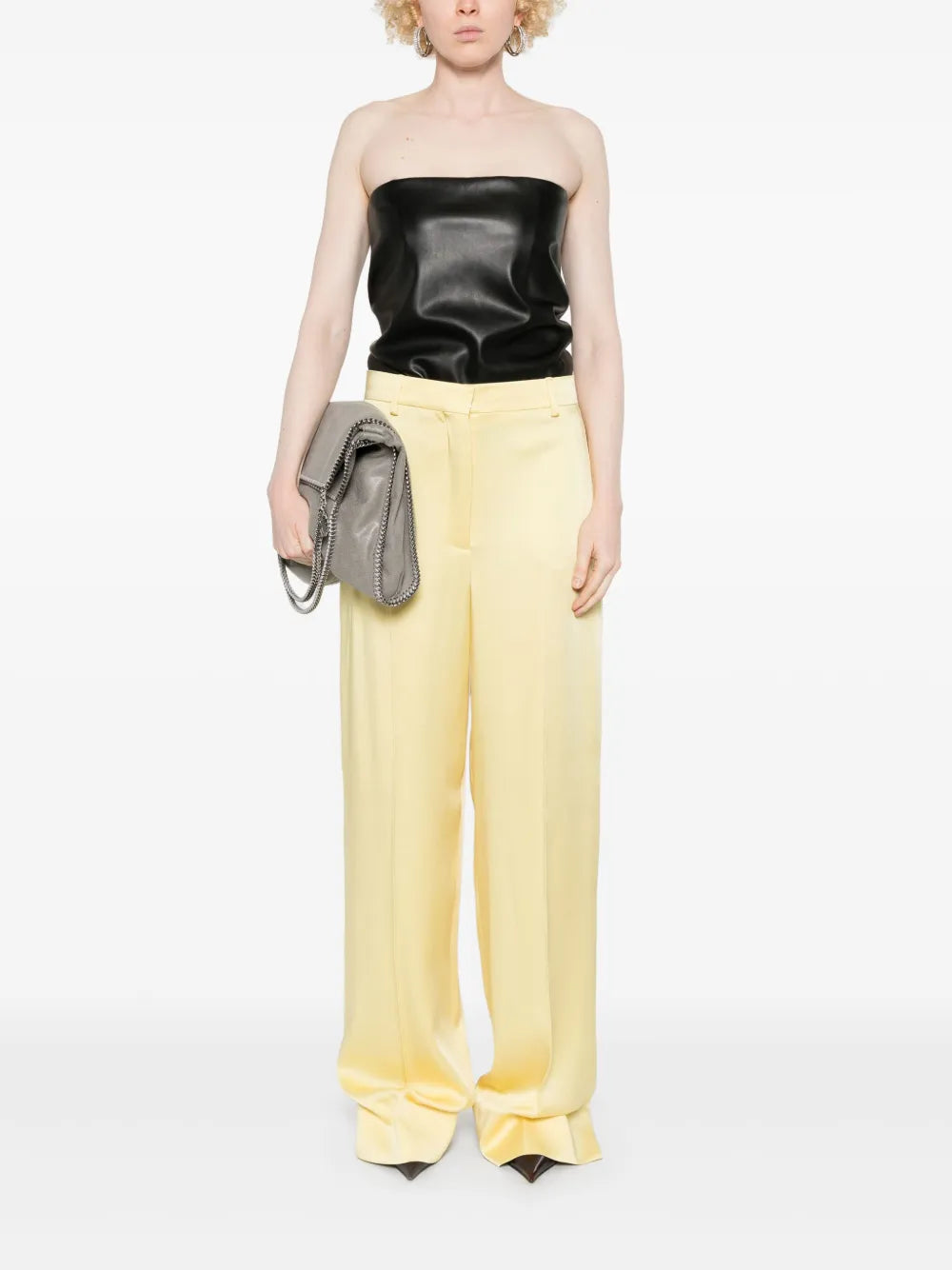 Low-Rise Straight-Leg Trousers