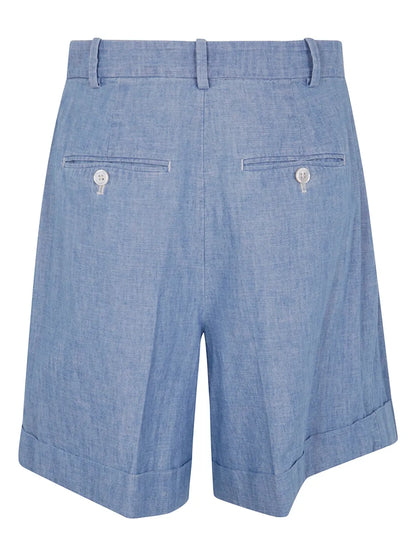 Chambray Shorts