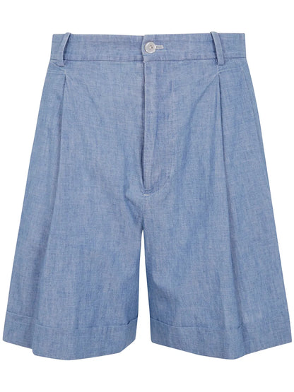Chambray Shorts