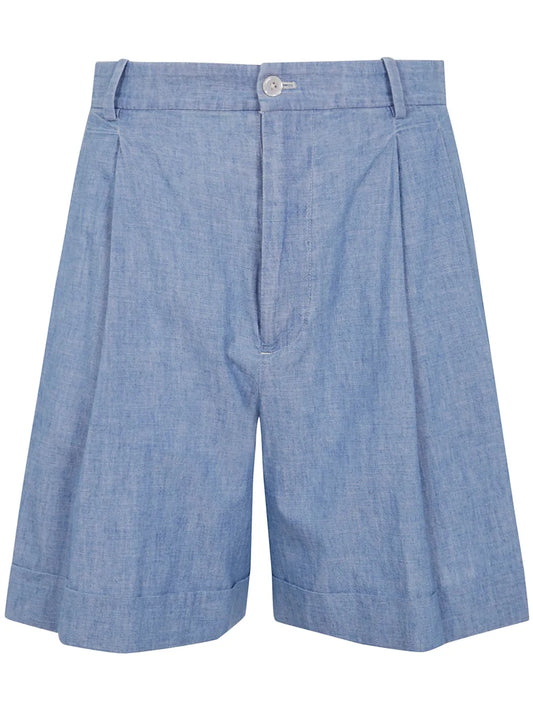 Chambray Shorts
