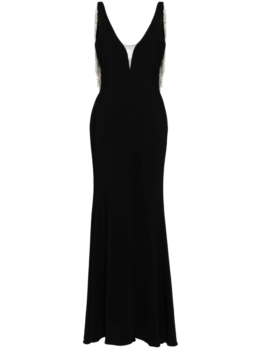 V-Plunge Fishtail Gown