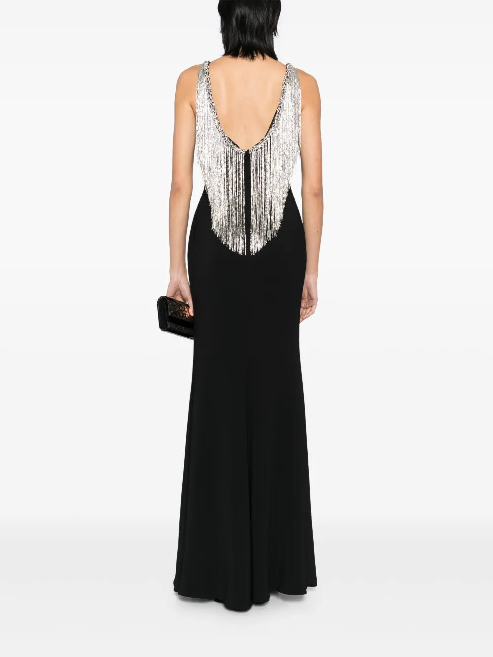 V-Plunge Fishtail Gown
